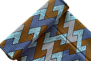 Afrikanischer Waxprint ZIGZAG